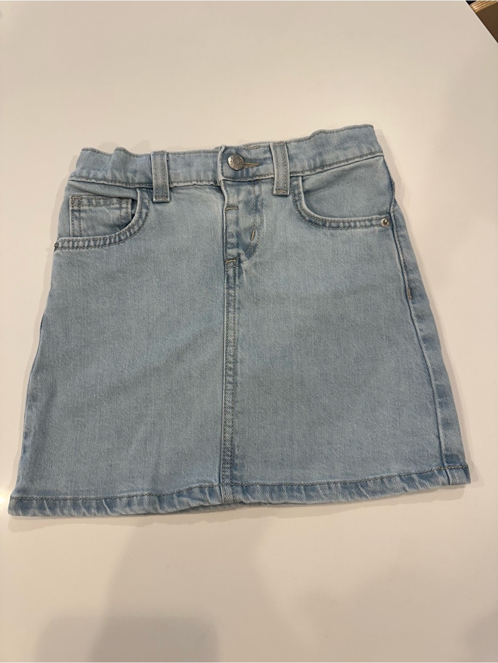 Cat & Jack Toddler Girls Light Blue Denim Skirt